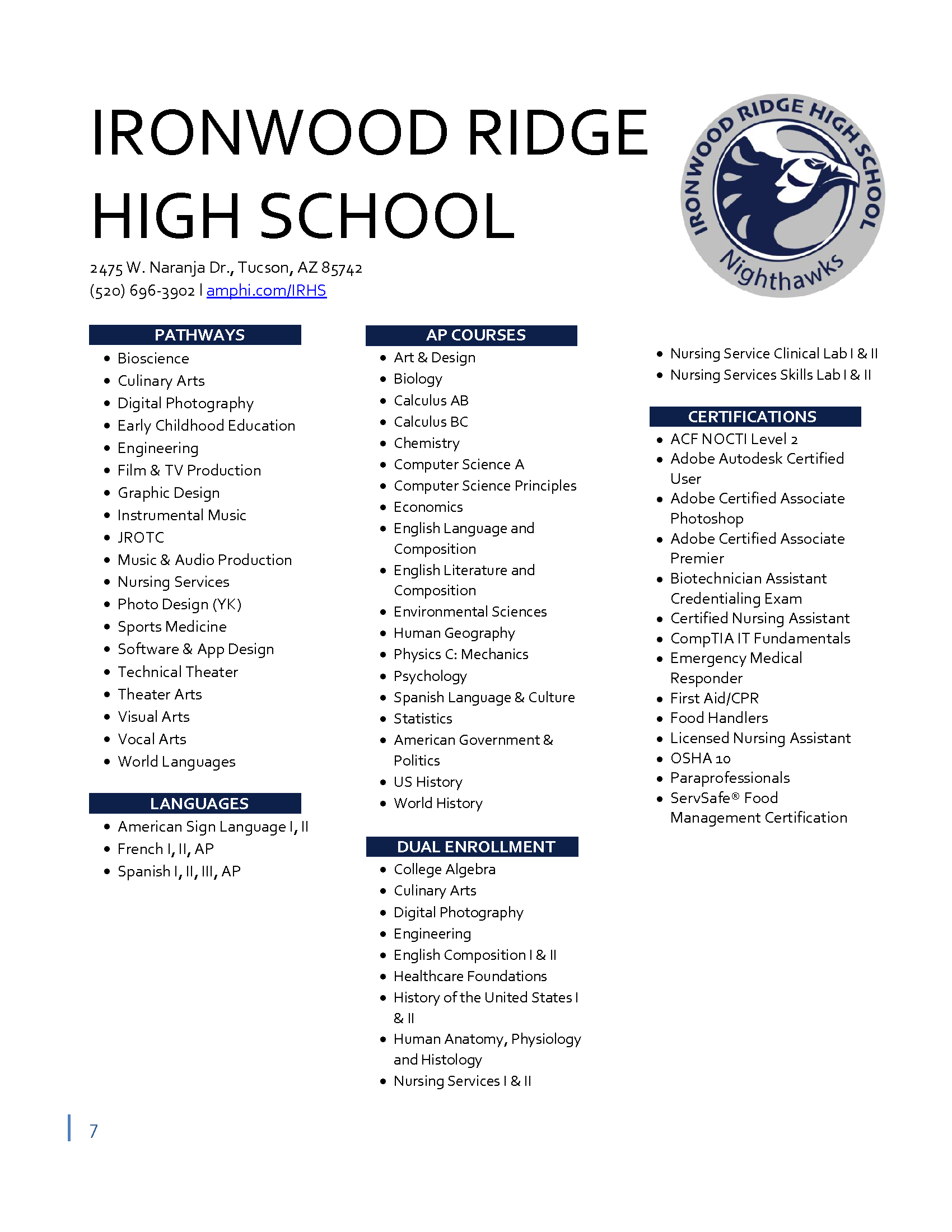 Ironwood Ridge Overview